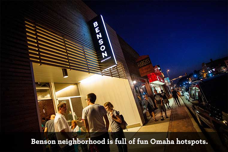 Omaha's Benson Neighborhood Nightlife, Bars, Breweries & Events