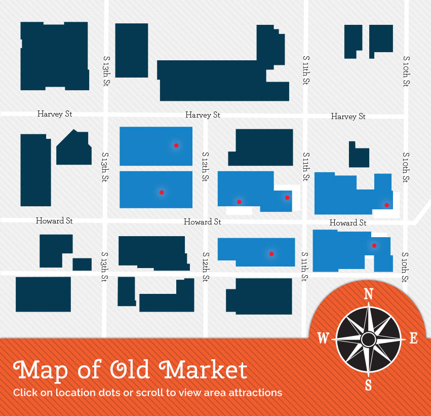 Old Market Omaha Map