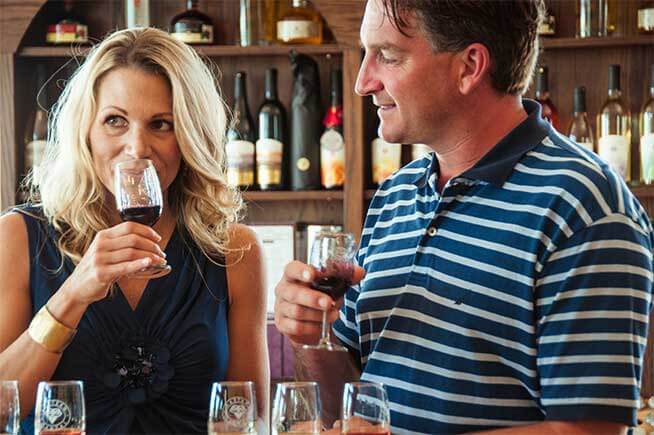 Savor the scent and flavor of wine on a wine tour in Traverse City, Michigan