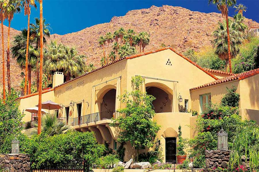 Exterior view of The Willows Historic Palm Springs Inn