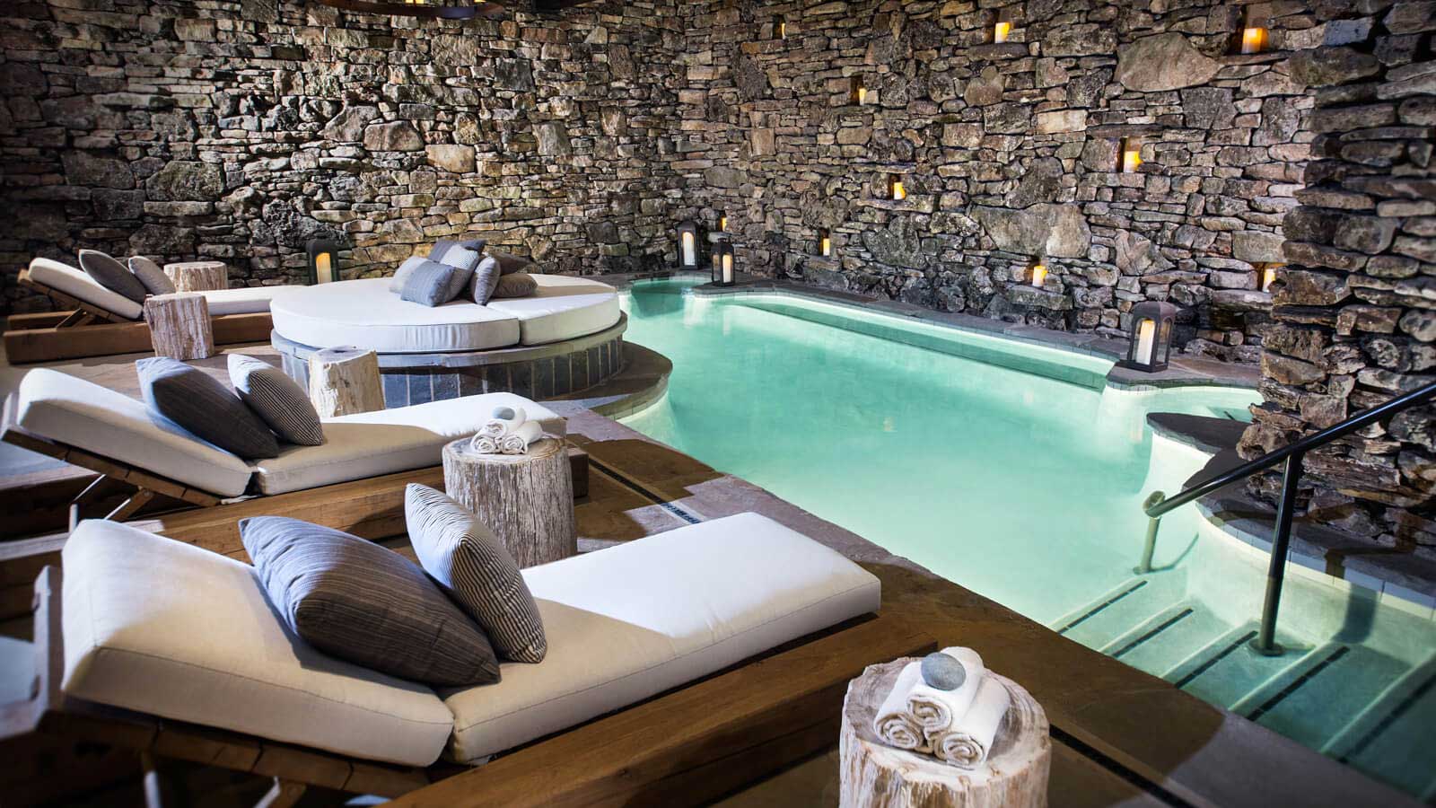 The spa at Cedar Creek Spa within Big Cedar Lodge in Table Rock Lake, Missouri