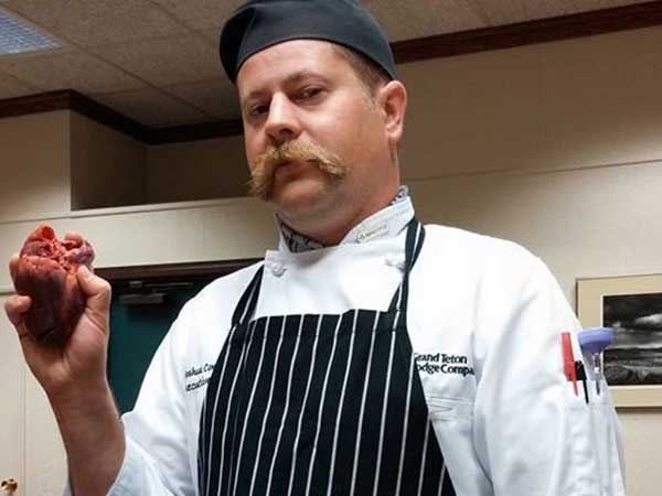 Executive Chef Josh Conrad at Grand Teton Lodge Company in Grand Teton National Park