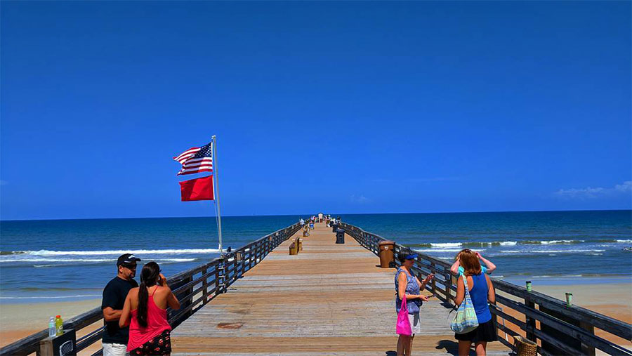 Flagler Beach pier Palm Coast Florida