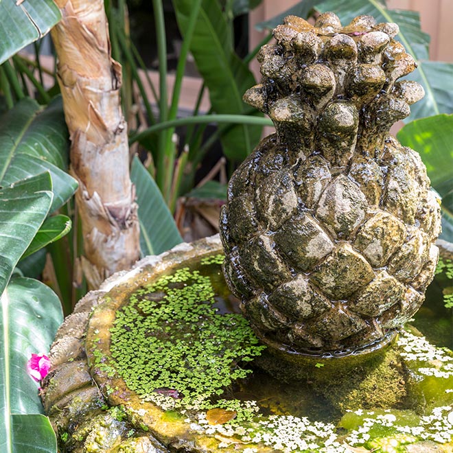 Pineapple fountain in Palm Springs