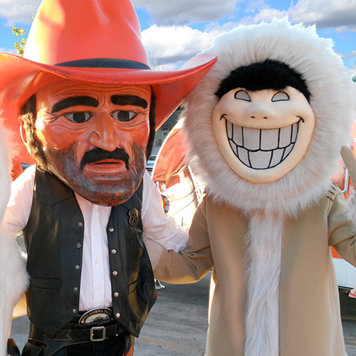 Mascots for Eskimo Joe’s in Stillwater, OK