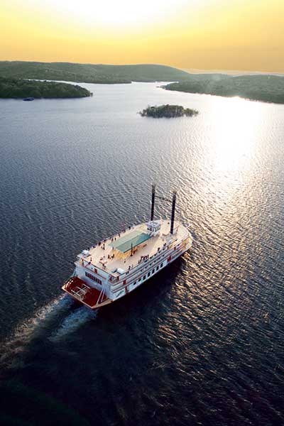 The Showboat Branson Belle at Table Rock Lake, MO