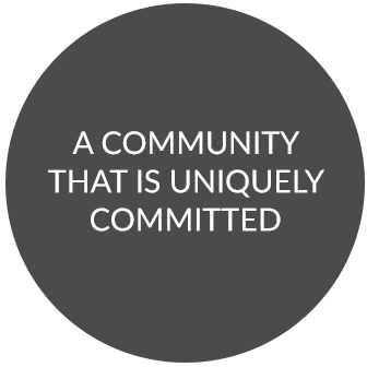 A community that is uniquely committed 