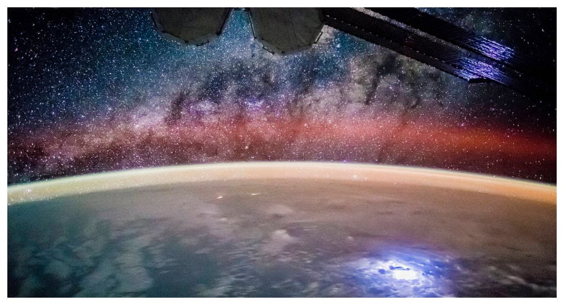 A view of Earth’s horizon from outer space