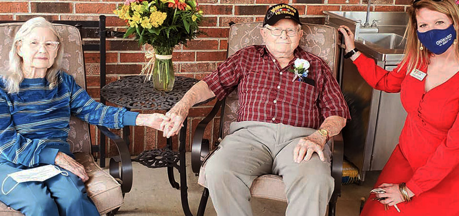 Branson Bank celebrates 100th Birthday of Veteran, Lou Unfried.