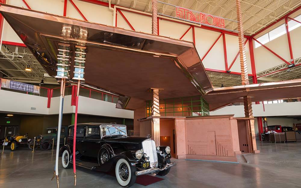 The Frank Lloyd Wright Filling Station was one of three of the architect’s designs  built posthumously in Buffalo. 