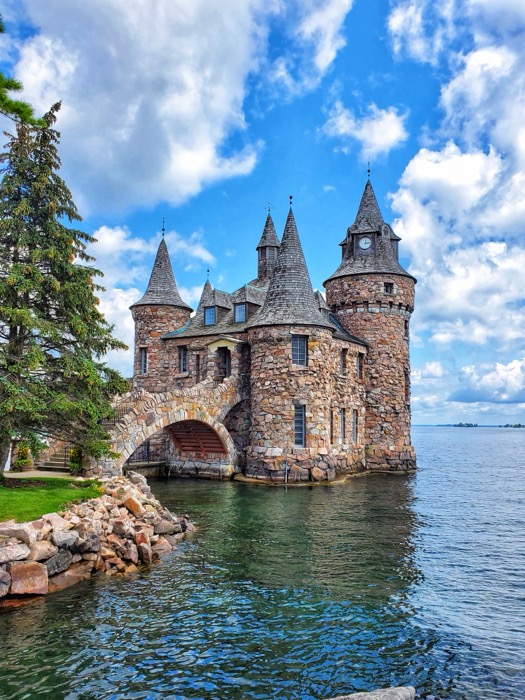 Aerial view of 1000 Islands